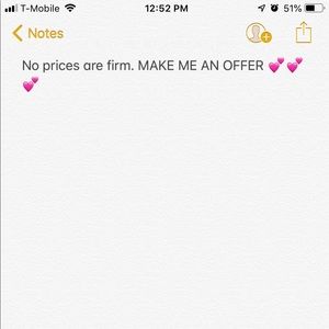 Don’t be afraid to throw an offer at me 💕